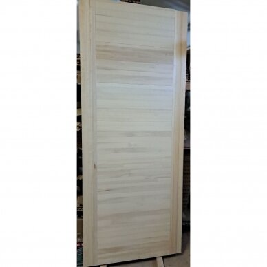 Medinės vidaus durys drebulės 2045*870 mm Medinės vidaus durys drebulės 2045*870 mm